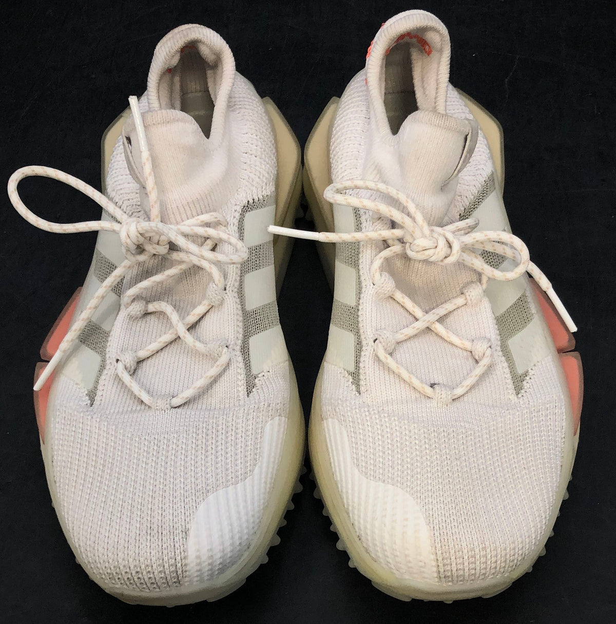 Adidas NMD S1 White Dash Grey Solar Orange Sneakers Men's Size 9