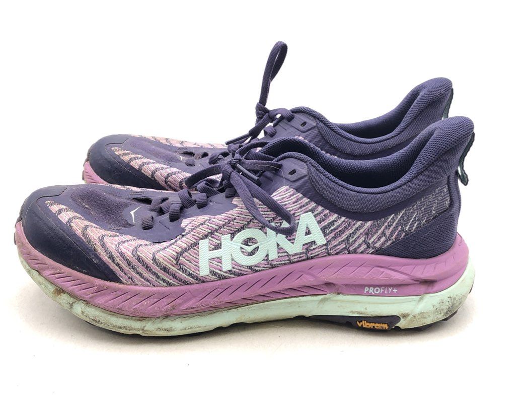 Hoka One One Women&#39;s Mafate Speed 4 1131056NSOF Purple Athletic Shoes- Size 9.5B