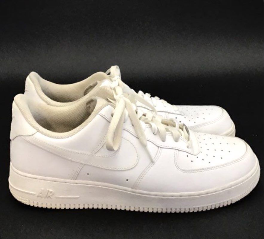 Nike Men&#39;s Air Force 1 Low &#39;07 315122-111 White Basketball Shoes - Size 11.5