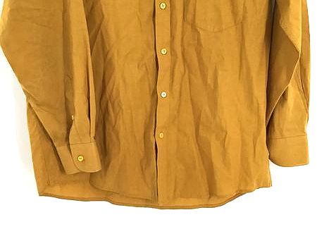 Givenchy Monsieur Men&#39;s Gold Button-Up Shirt - Size 16.5 With COA