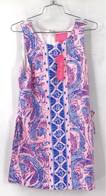 NWT Lilly Pulitzer Women's Coastal Blue Donna One-Piece Romper - Size 2