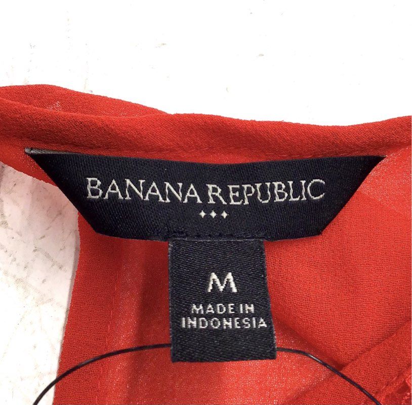 NWT Banana Republic Women's Red Fit & Flare Dress - Size M