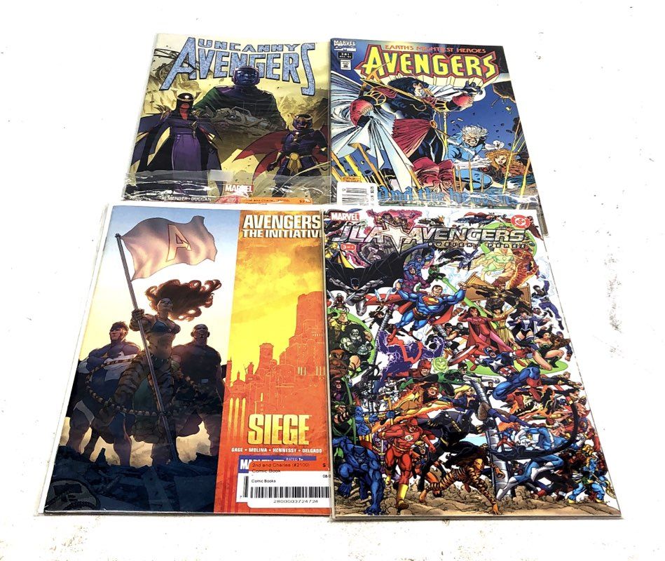 Marvel Avengers Comic Lot Comics Mixed Era Bronze Copper Modern Age