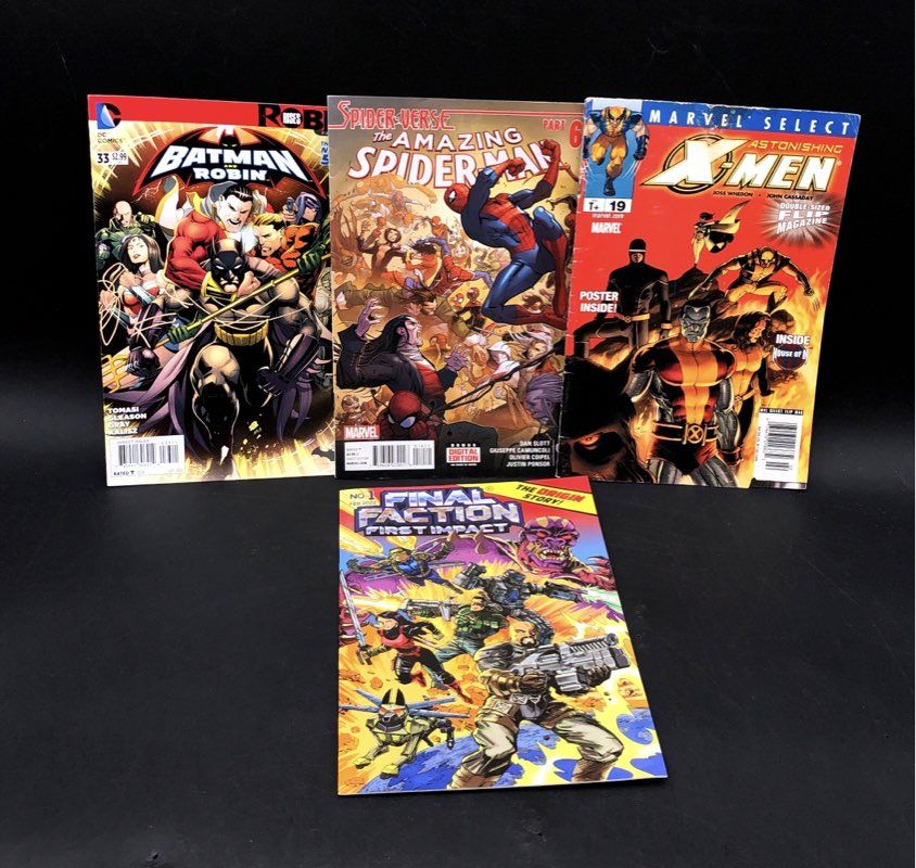Batman Spider-Man X-Men 15+ Comic Book Lot DC Marvel Image Modern & Vintage