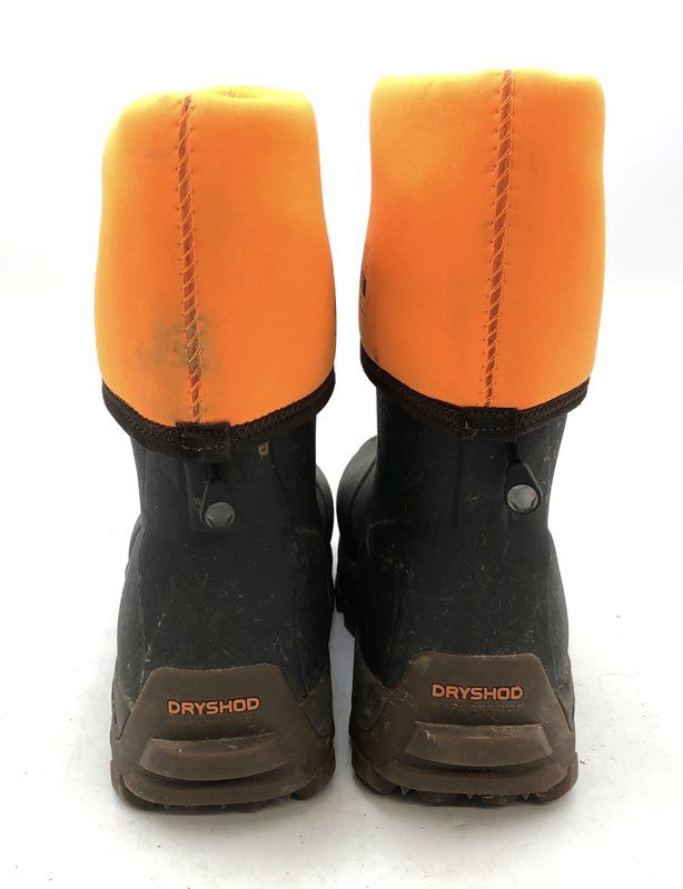 Dryshod Waterproof Insulated Outdoor Hunting Boots Black Blaze Orange Size 13