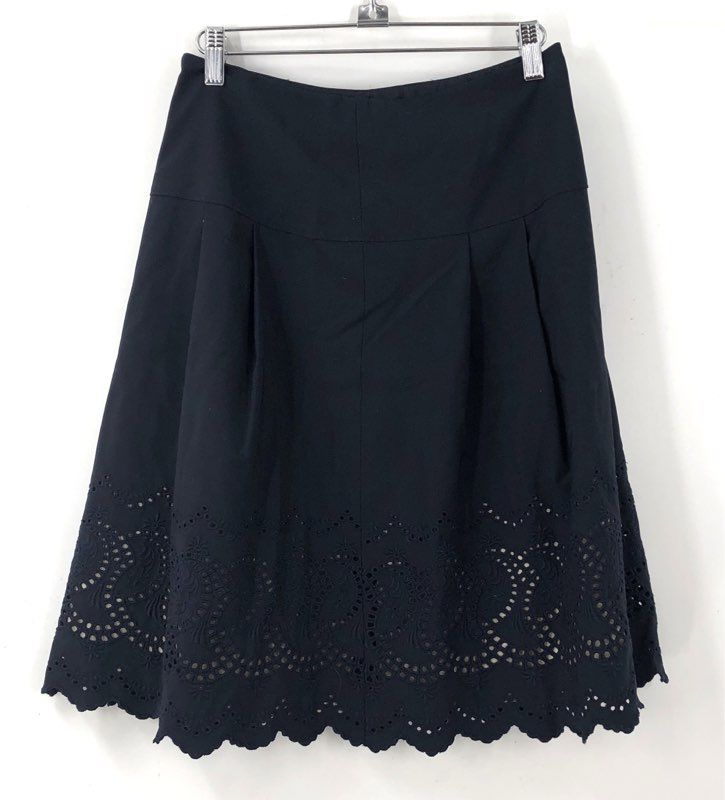 NWT Ann Taylor Women's Black A-Line Skirt - Size 4P