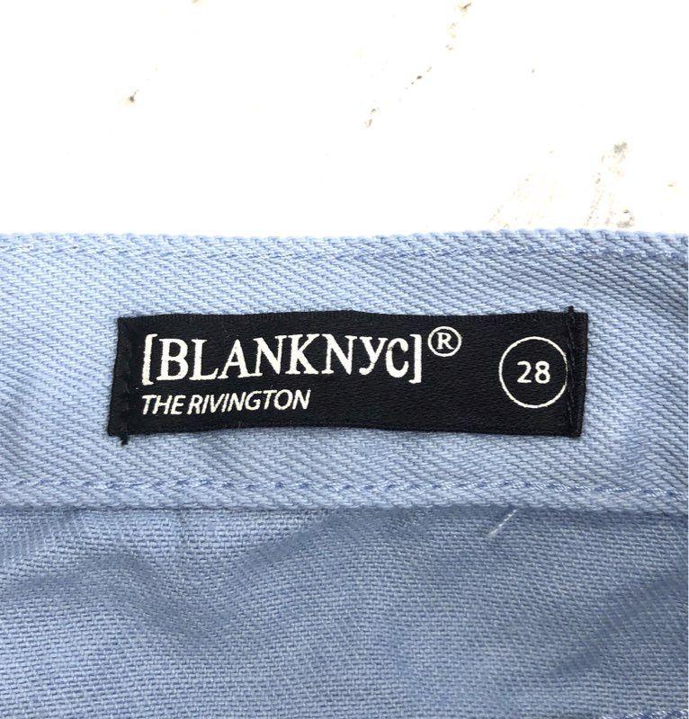 [BLANKNYC] Women's Rivington High-Rise Tapered Tie-Dye Jeans Blue White NWT 28