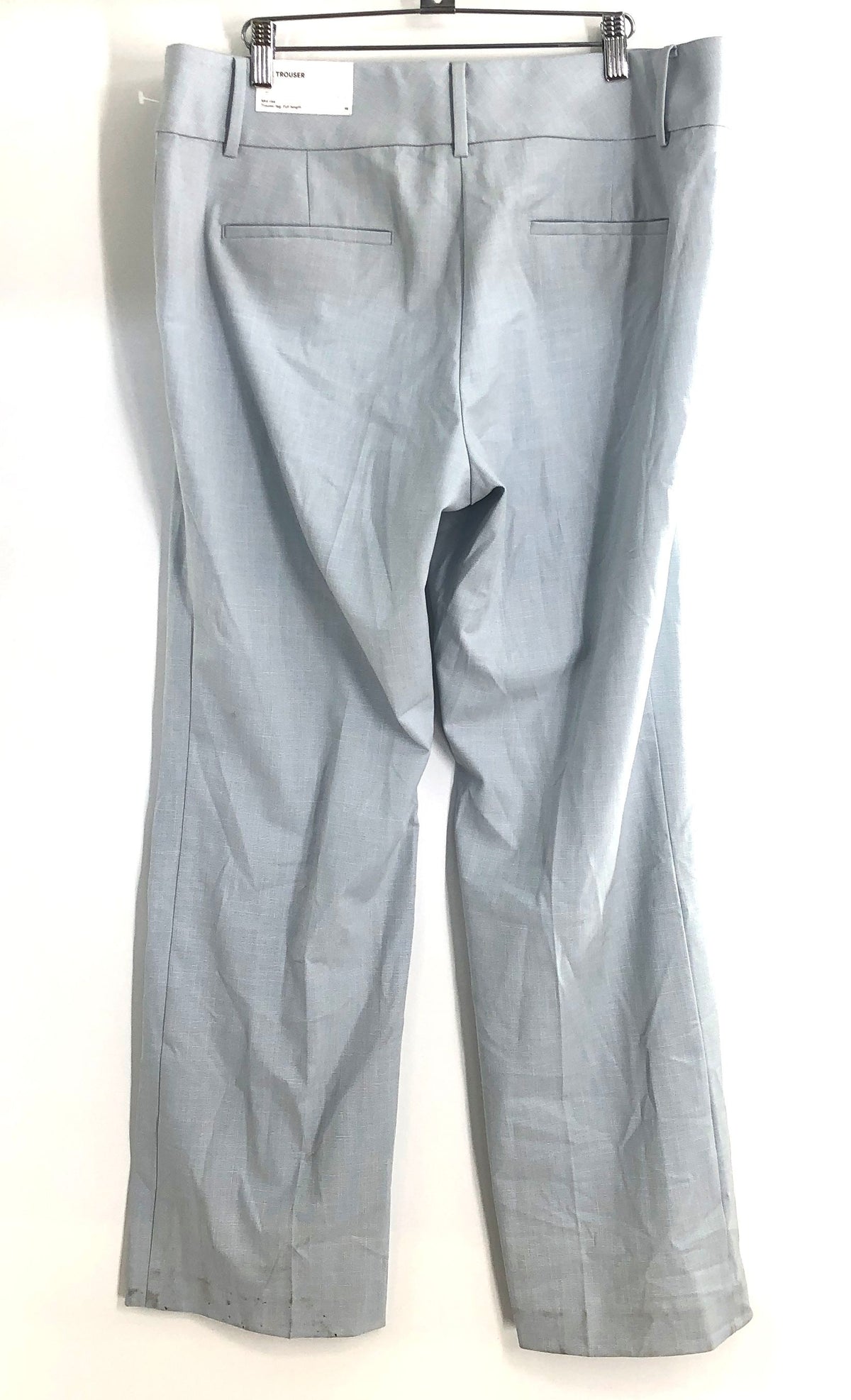 Ann Taylor Factory Women's Light Blue Mid Rise Trouser Dress Pants NWT Sz 14