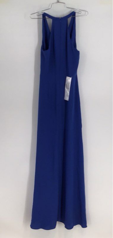 NWT BCBGMAXAZRIA Women&#39;s True Blue Sleeveless Maxi Dress - Size 4