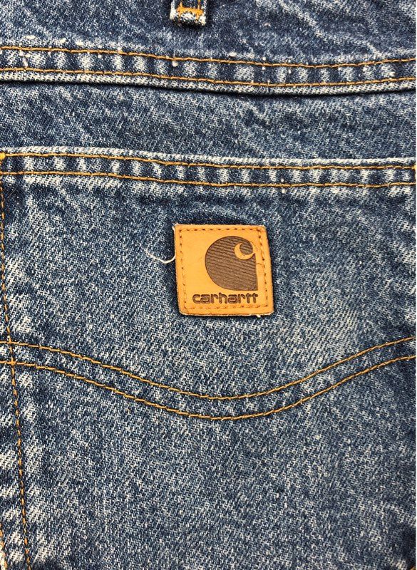 Vintage Carhartt Flannel Lined Relaxed Fit Jean - B21DST - Men&#39;s 34 x 34