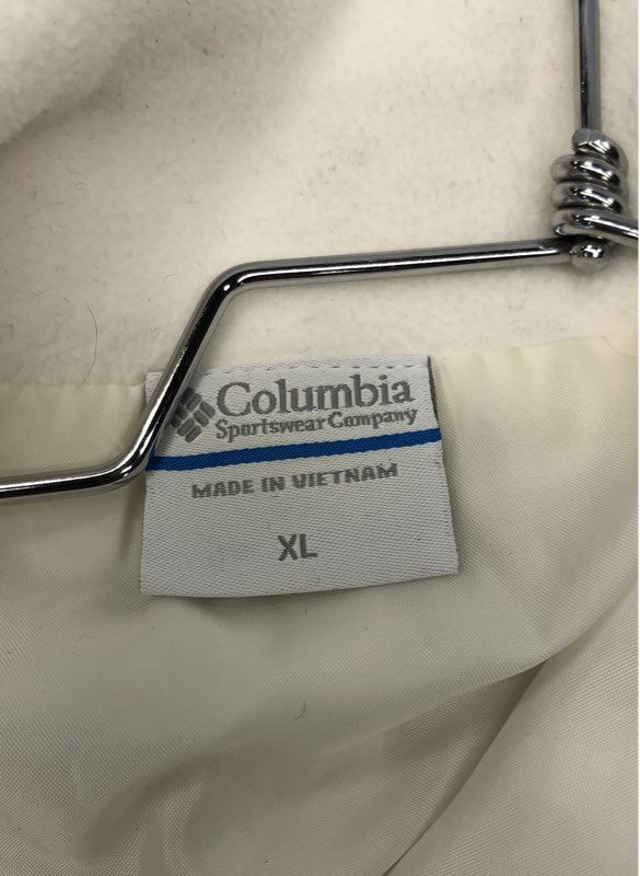 Columbia Women's Full Zip Fleece Lined Vest White Size XL