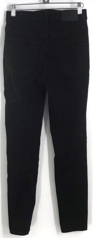 Madewell Women's Lot 2 10" High Rise Skinny Jeans Black Blue Distressed Sz 25P