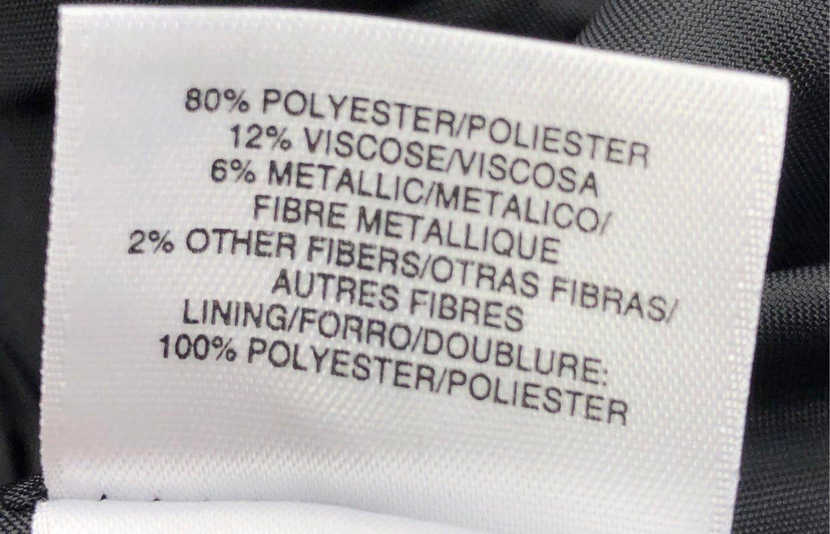 NWT Kasper Women's Black Gray Animal Print Skirt Suit Set - Size 8