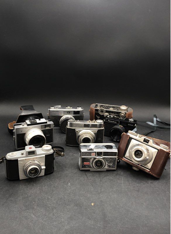 Kodak Windsor Minolta Hi-Matic 7S & More Rangefinder Film Cameras Lot