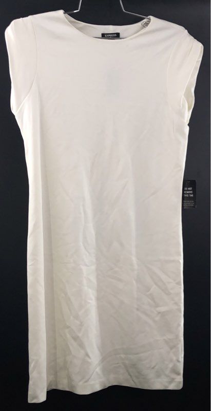 Express Women's White Cap Sleeve Ponte Shift Dress NWT Sz XS