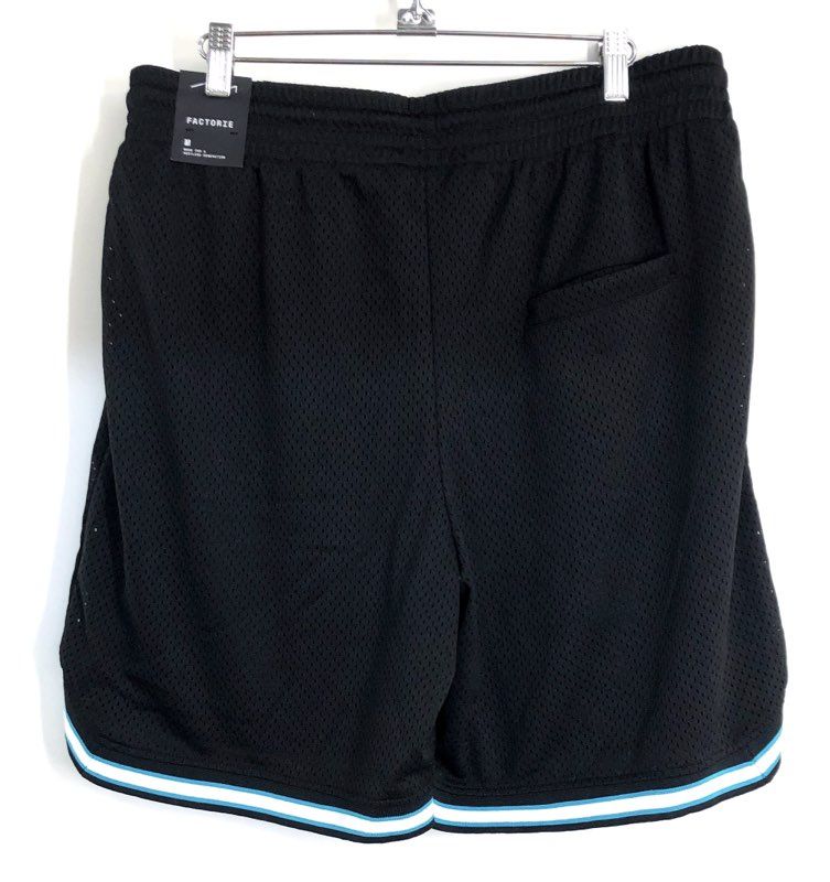 Factorie Men's Kool-Aid Graphic Mesh Basketball Shorts Black NWT Size M