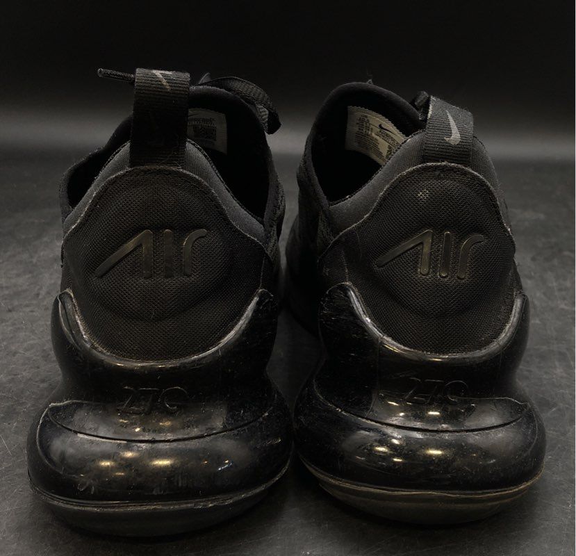 Nike Men's Air Max 270 Black Athletic Shoes - Size 10.5