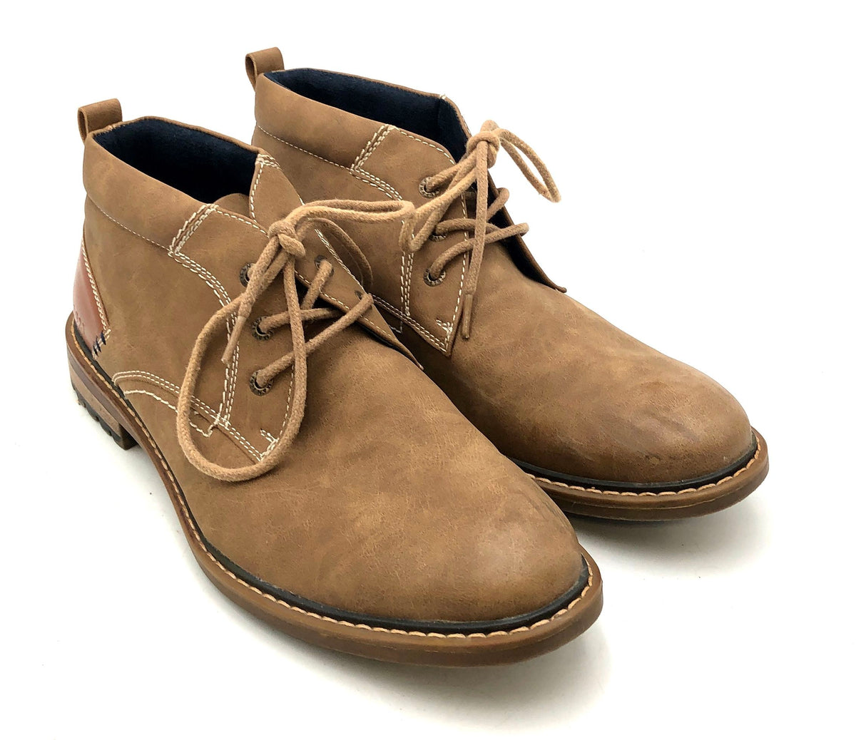 Crevo Hector Tan Brown Lace Up Chukka Desert Boots Men's Size 9