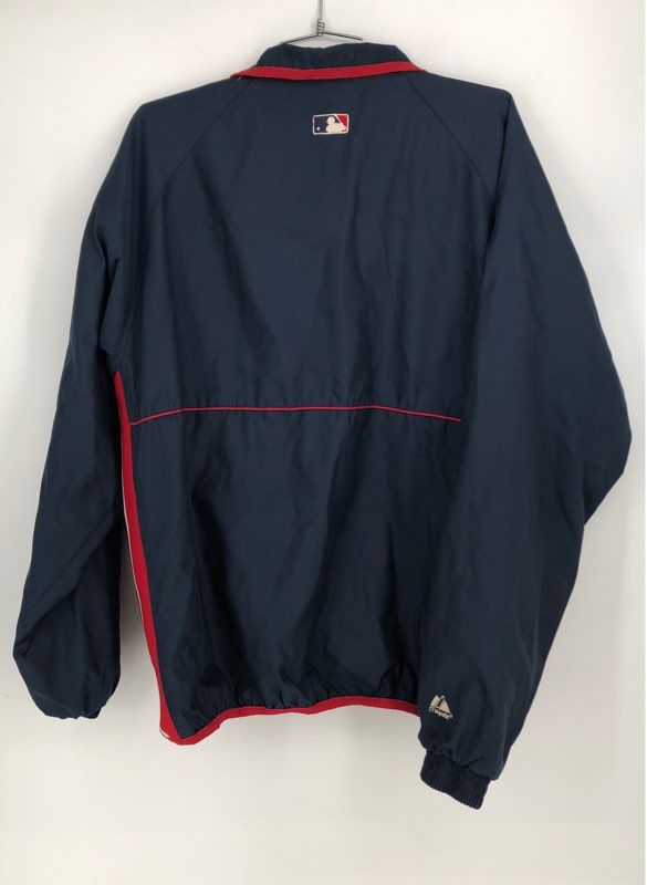 Vintage Majestic Men&#39;s Navy Blue Minnesota Twins Baseball MLB Jacket - Size Medium