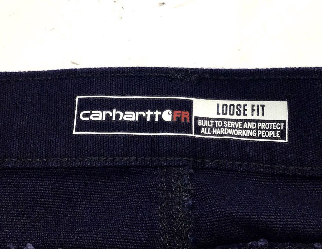 Carhartt Men's FR Loose Fit Midweight Canvas Work Pant Dark Navy NWT Sz 36x32