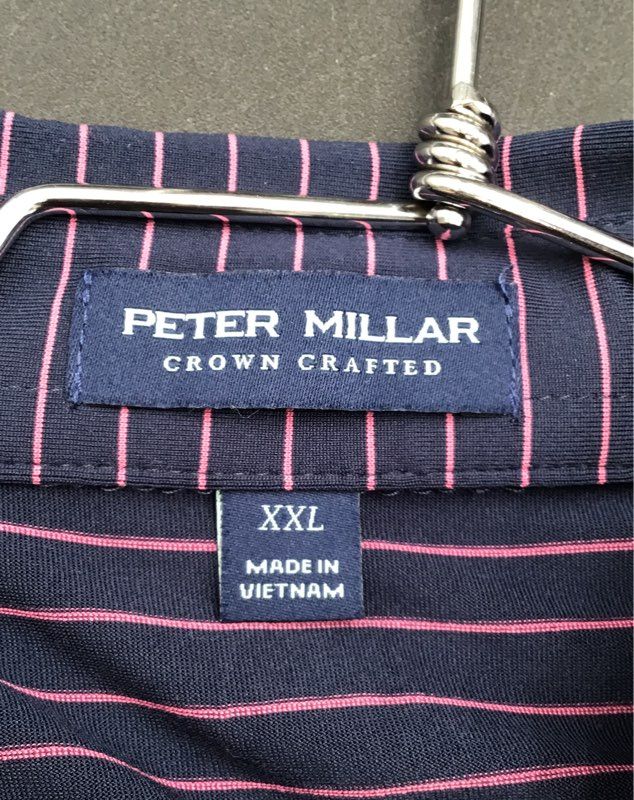 Peter Millar Men&#39;s Polo Shirt Lot - Size 2XL