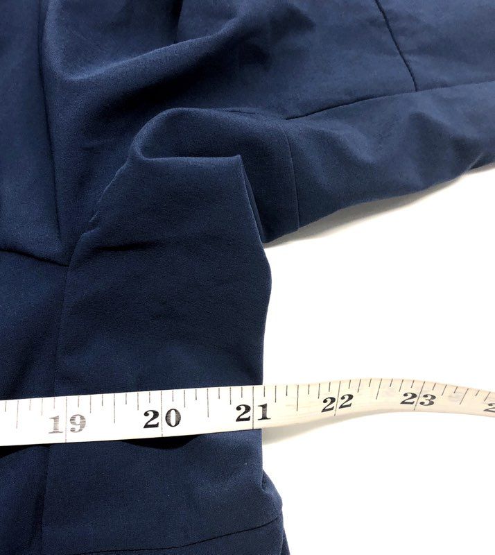The North Face Women's Navy Blue Full Zip Hooded Jacket Stretch Thumbholes Sz M