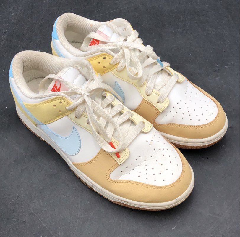 Nike Dunk Low Next Nature White Light Armory Blue Pale Ivory Women's Size 10