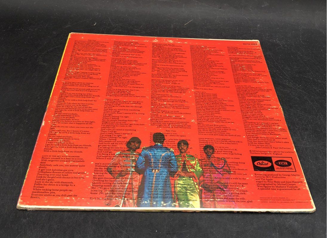 The Beatles Sgt. Pepper's Lonely Hearts Club Vinyl Record Lot