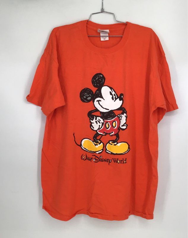 Mickey &amp; Co., Disney Men&#39;s Blue Orange Mickey Mouse T-Shirt - Size 2X Lot Of 2