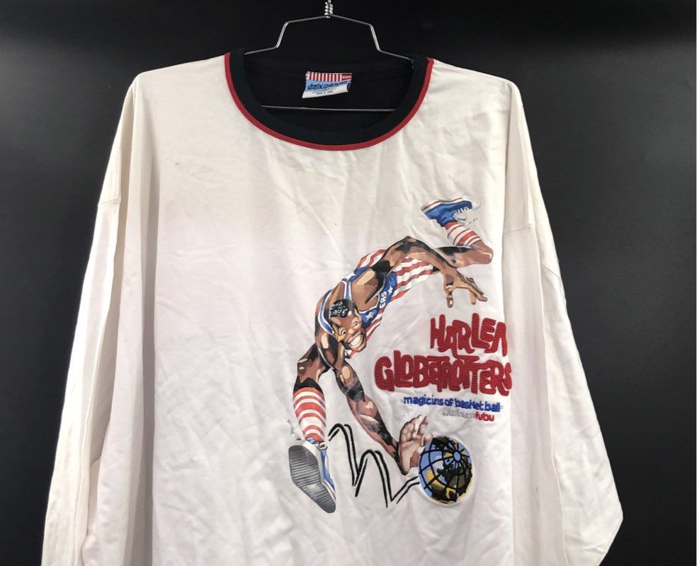 Vintage 2002 Harlem Globetrotters Platinum Fubu 75th Anniv Jersey Sz XXXL