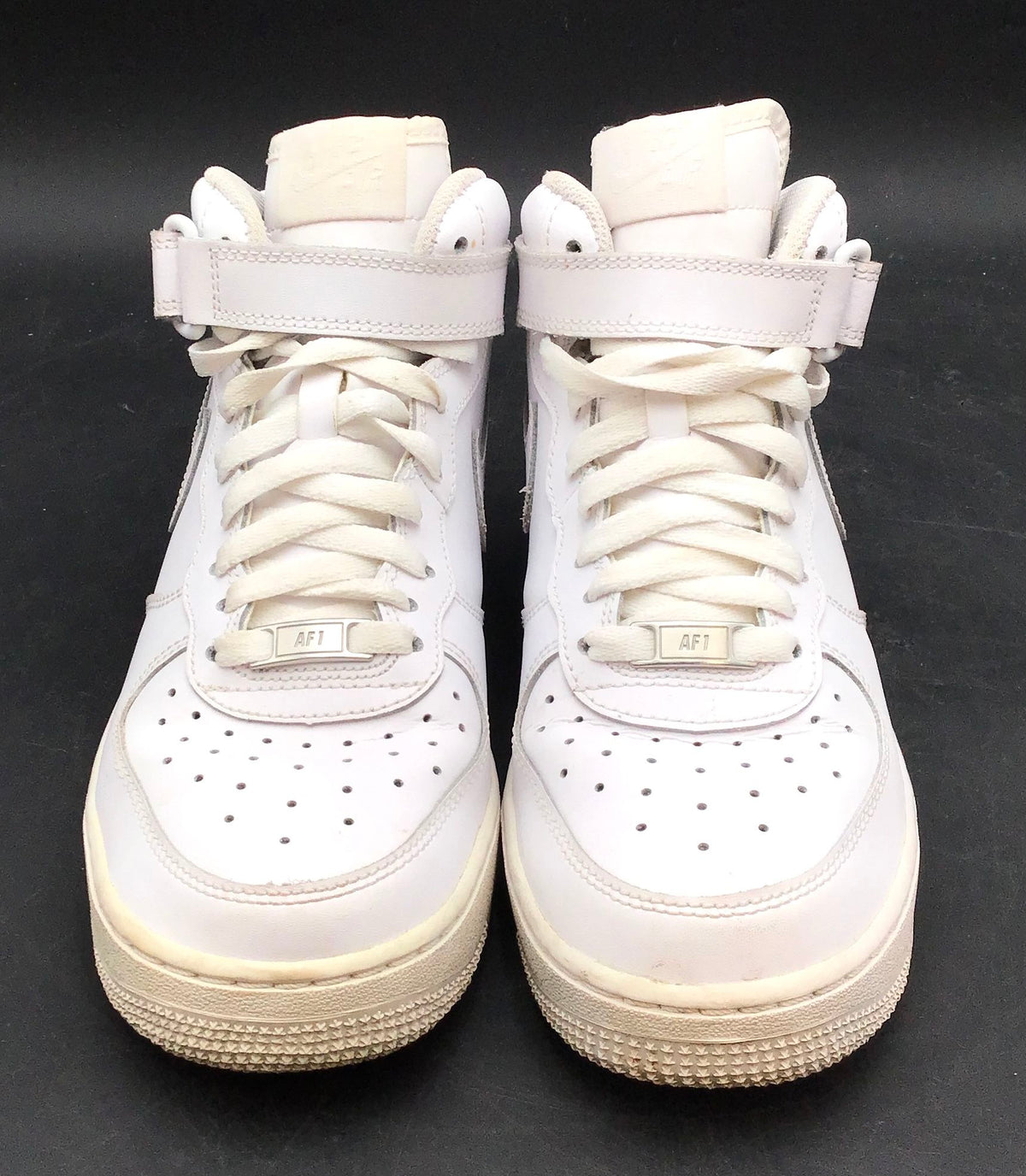 Nike Boys Air Force 1 Mid GS White Athletic Shoes - Size 6.5
