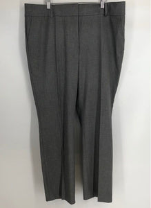 NWT Ann Taylor Women's Gray Devin Fit Dress Pants - Size 16