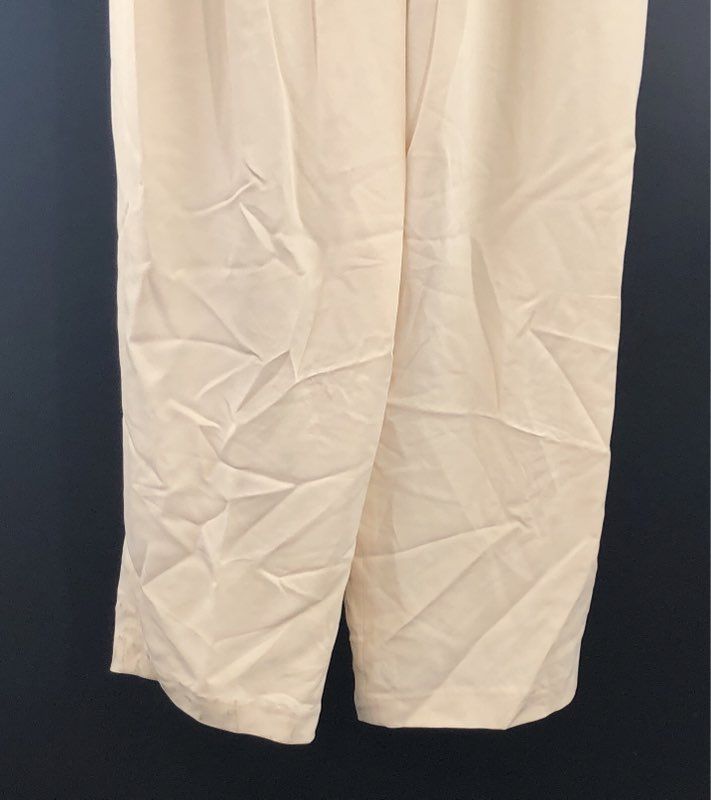 Vintage 90s Liz Claiborne Women's Cream Silk Pleated Tropical Silks Pants NWT 8P