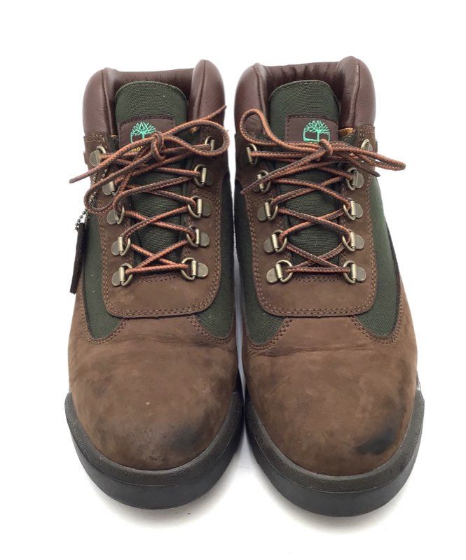 Timberland Field Boot Beef & Broccoli Waterproof Brown Green A18A6 Men's Size 9