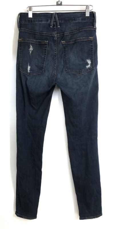 Good American Women's Good Legs Skinny Distressed High Rise Blue Jeans Sz 4/27