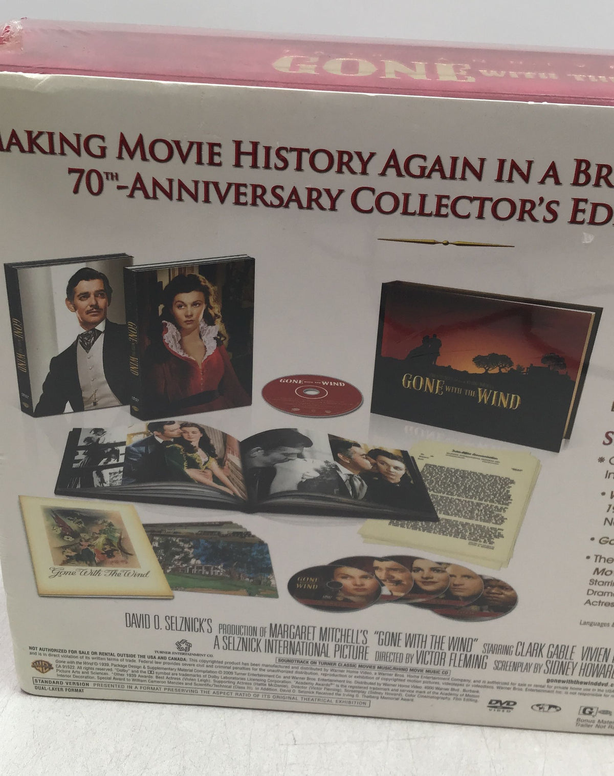 Gone With The Wind 70th Anniversary Collector&#39;s Edition 5-Disc Set