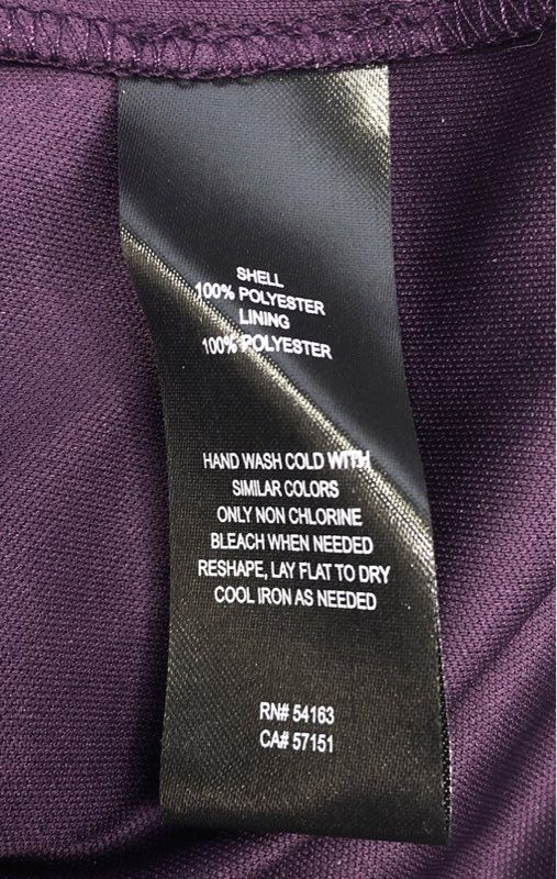 Jessica Howard Women's Purple Chiffon Capelet Sheath Dress NWT Sz 16