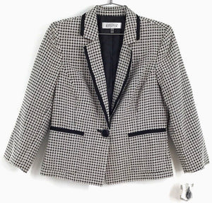 NWT Kasper Women's Multicolor Single-Breasted Blazer - Size 6