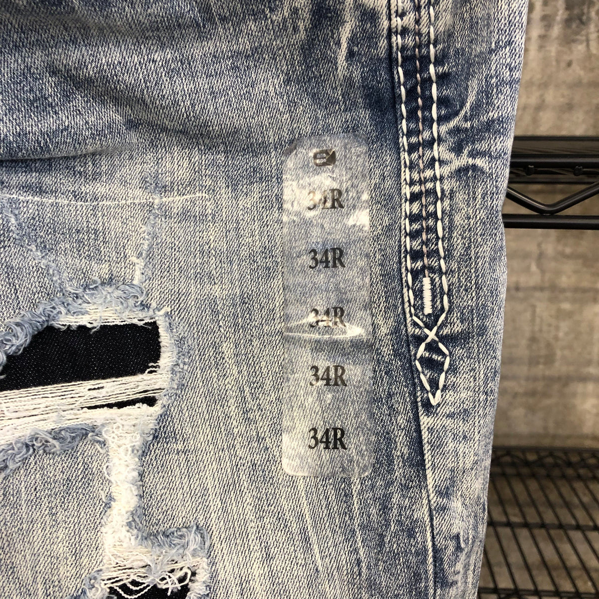 Rock Revival Men's 'Nilson Rlxd St 17' Blue Denim Relaxed Fit Jeans - Size 34/34
