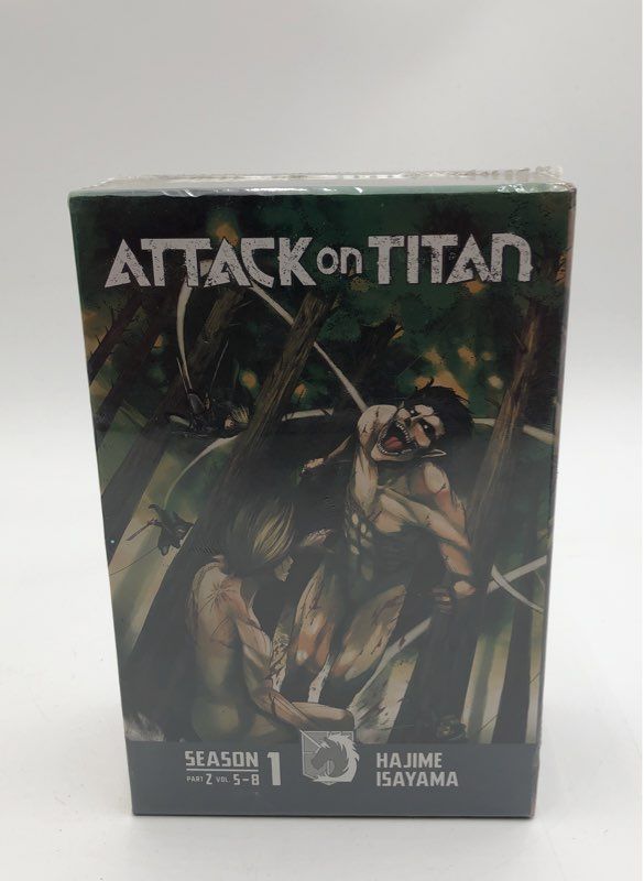 Attack on Titan Manga Box Set Lot Season 1 Pt 2 & Season 2 Vol 5-12 New Sealed