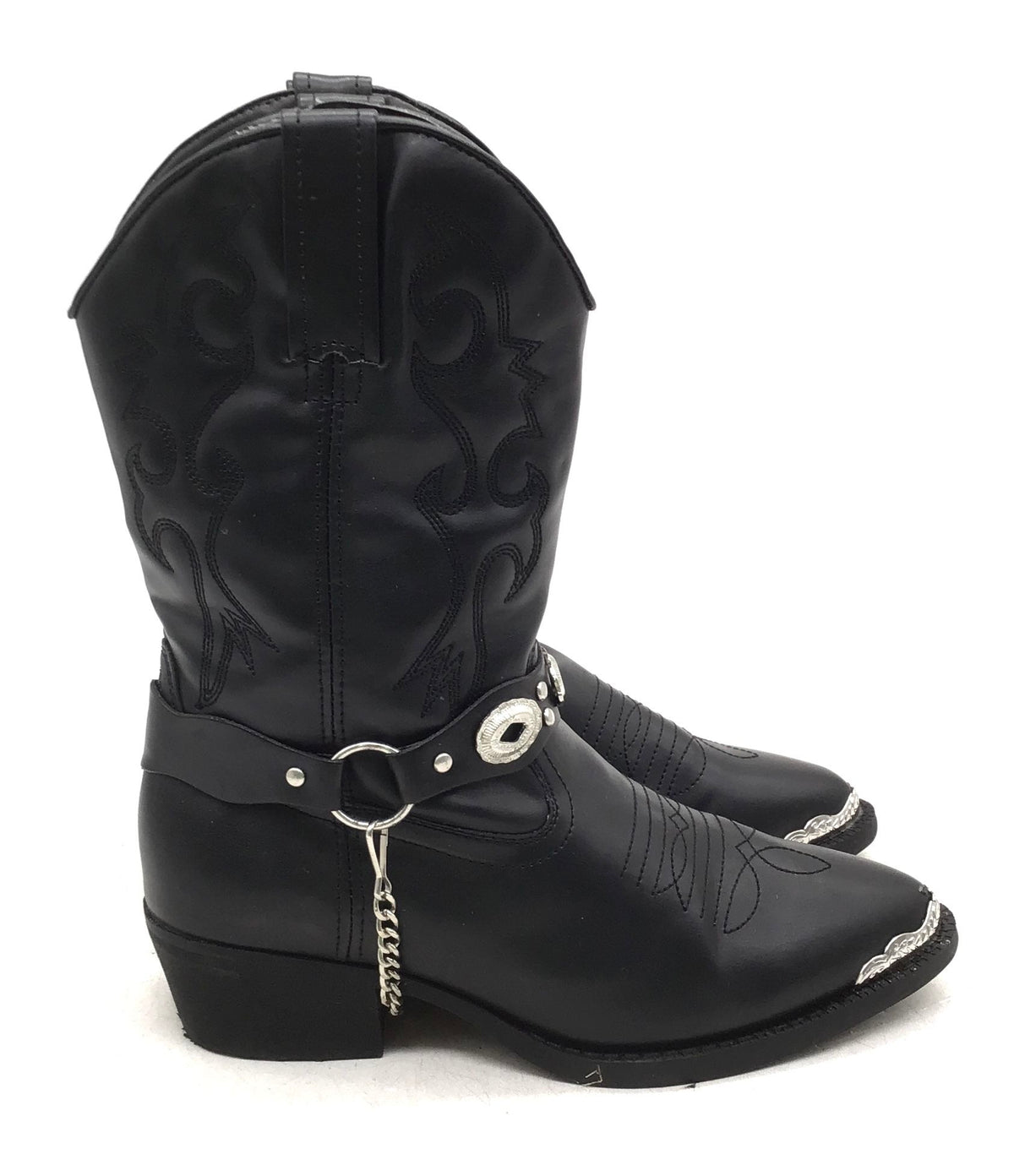 Dan Post Children's Black Cowboy Boots - Size 4