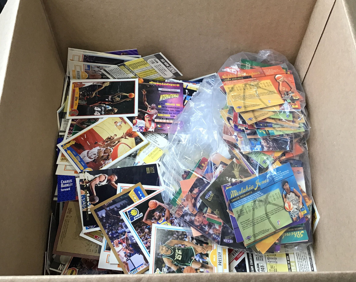 6.2 LB Lot of Basketball NBA Cards. Medium Box, Unsorted