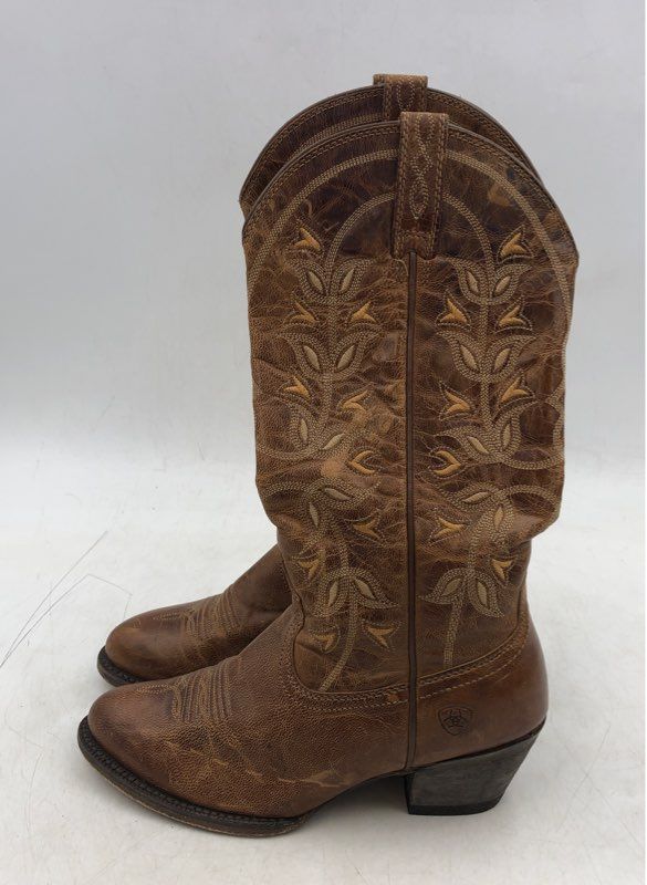 Ariat Women&#39;s Desert Holly 10014100 Brown Cowboy Western Boots - Size 6B