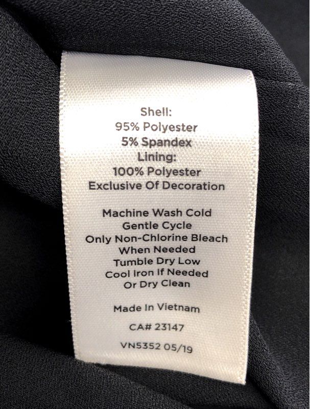 Talbots Women's Petite Black White Floral Ribbon Print Sleeveless Dress Sz 2P