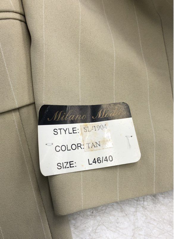 NWT Milano Moda Men's Tan Blazer - Size L46/40