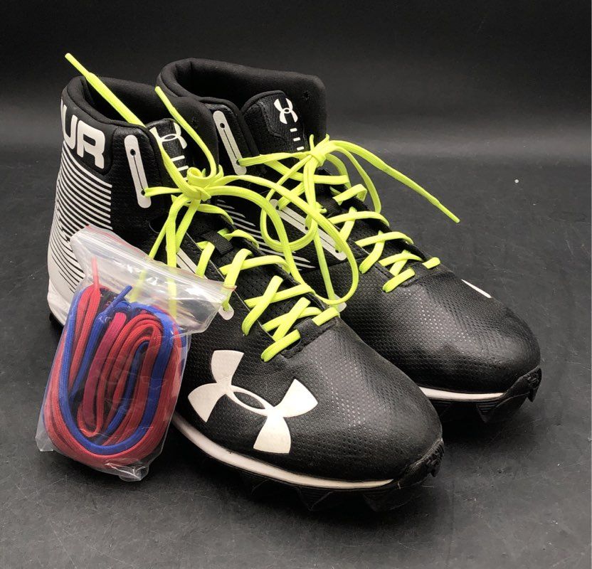 Under Armour Highlight RM Men's Football Cleats Black White Size 13