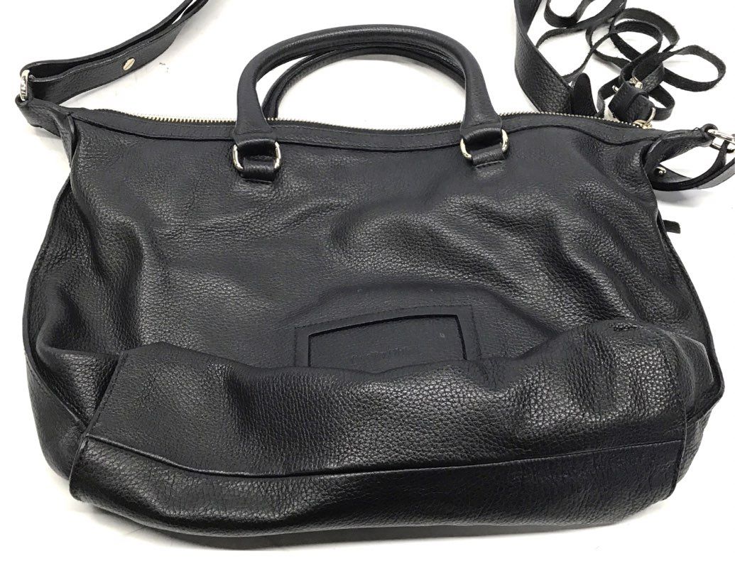 See By Chloe Black Pebbled Leather Satchel Crossbody Bag Gold Hardware DustBag