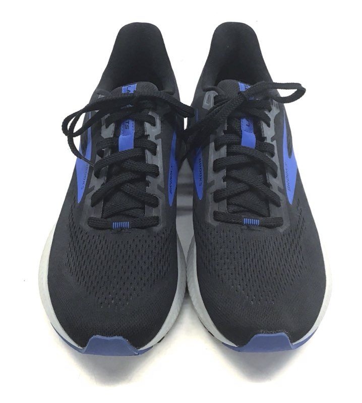 Brooks Launch GTS 9 Black Blue Running Shoes Men's Size 8.5 D