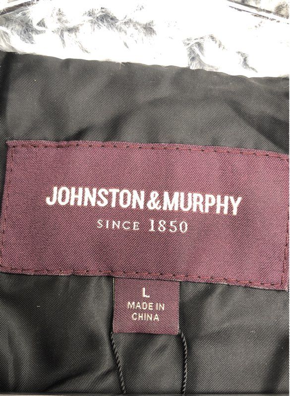 NWT Johnston & Murphy Women's Gray Faux Fur Vest - Size L