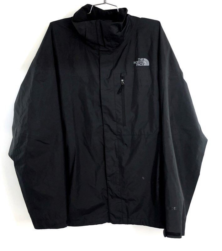 The North Face Men's Black Gore-Tex Full Zip Rain Shell Jacket Size XL